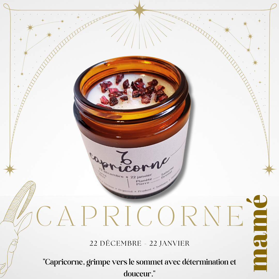 Mamé Bougies Astro Capricorne