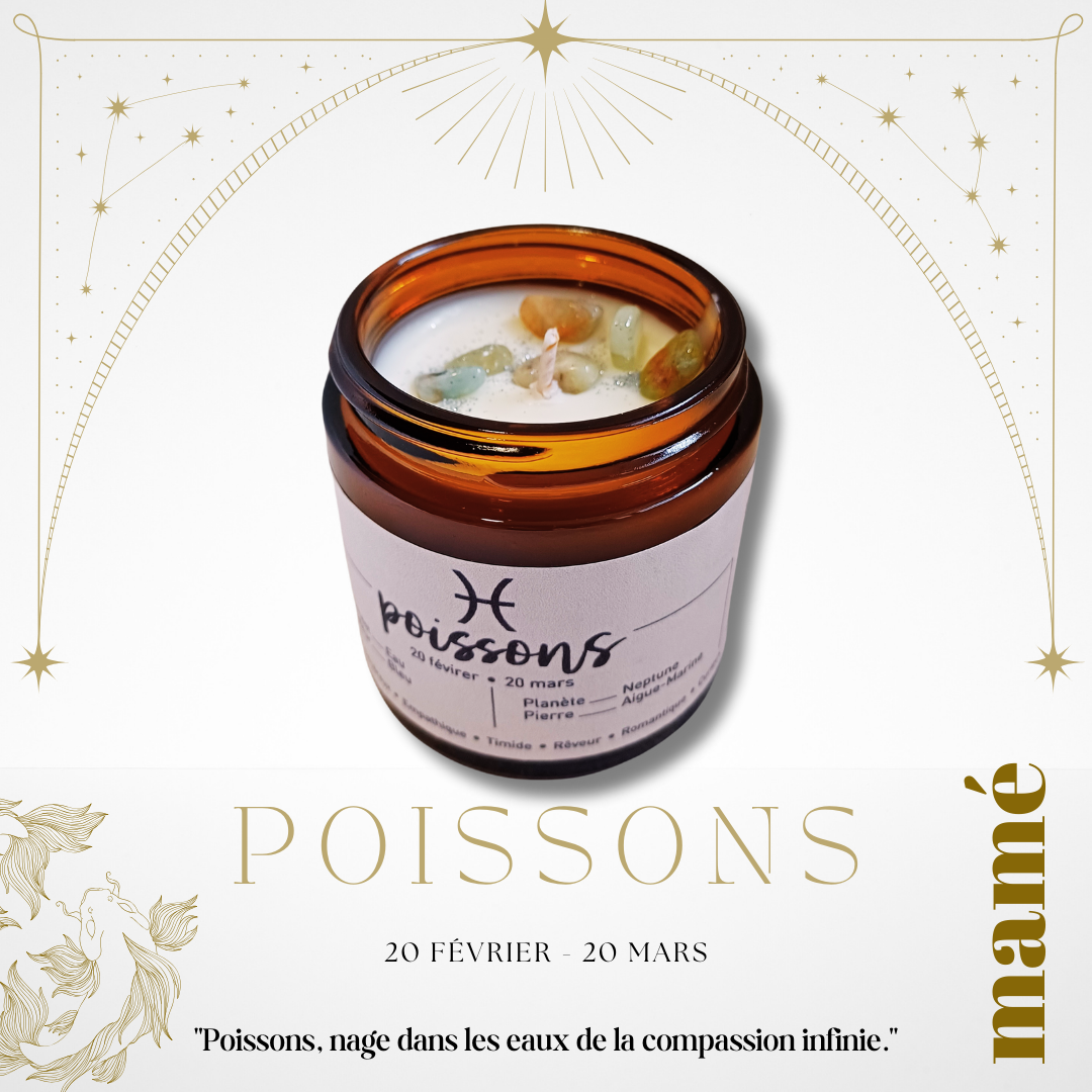 Mamé Bougies Astro Poisson