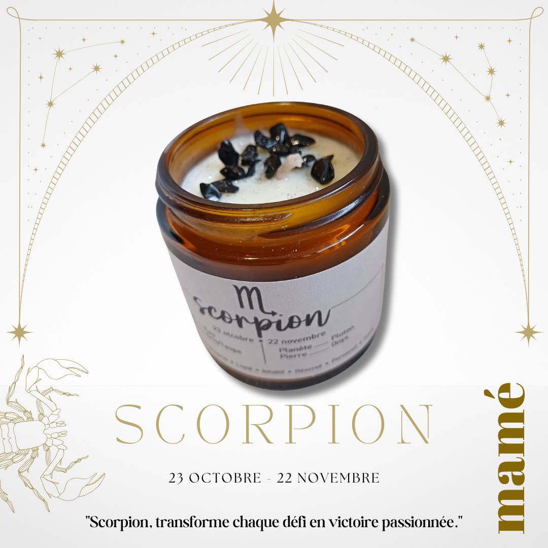 Mamé Bougies Astro Scorpion