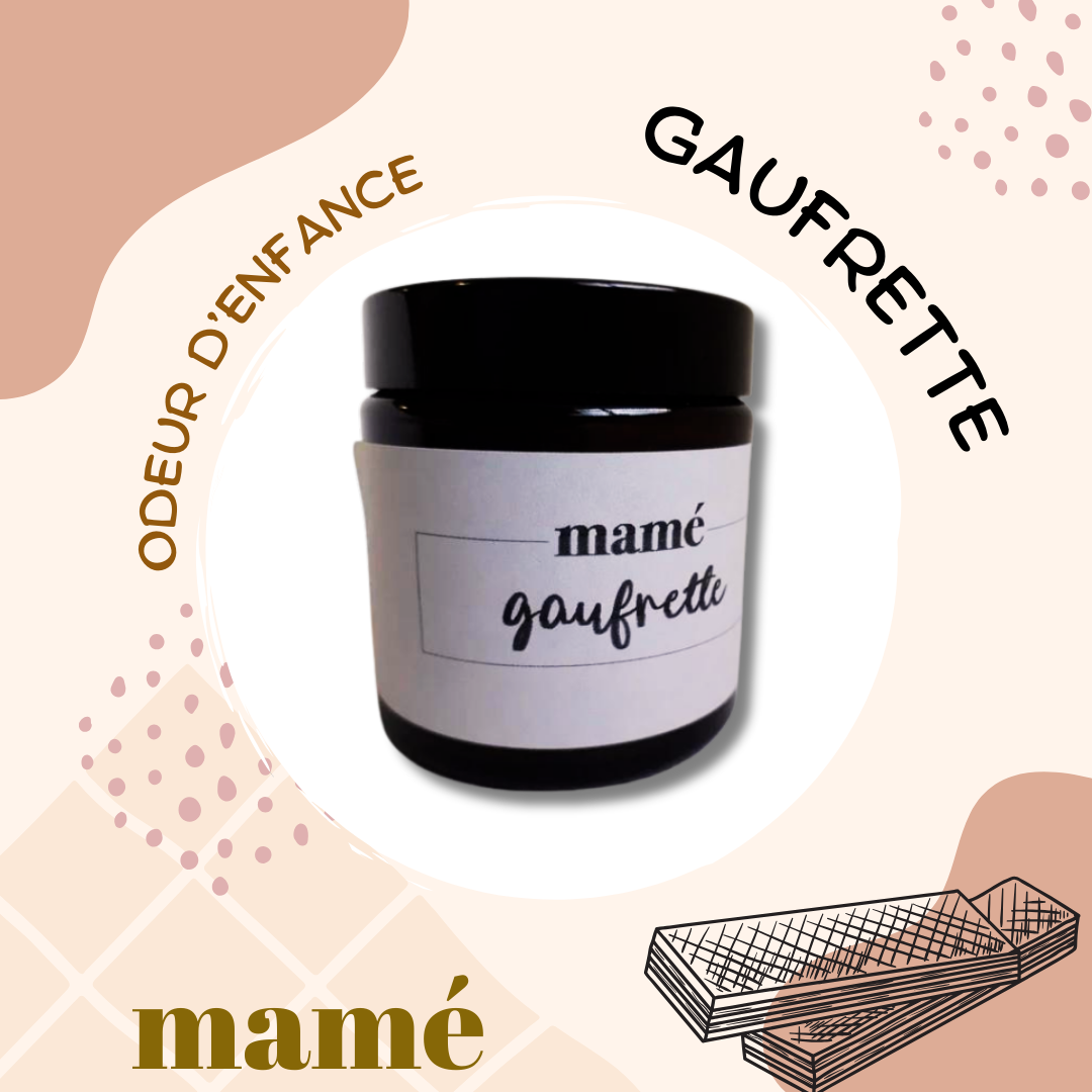 Bougies artisanale Mamé  – Gaufrette